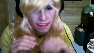 Young Sissy Self Facial and Clean Up