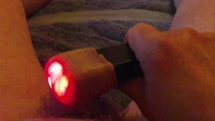 Crazy! Small torch in foreskin!