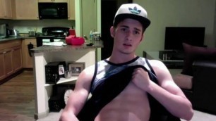 Jerking His Cock In His Apartment
