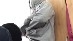 Sucking off a Jamaican Hood Guy in LONDON UK