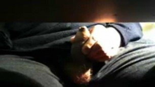 Watching dad masturbate under the desk