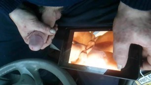Me wanking to gay porn