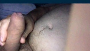Grandpa wanking in bed