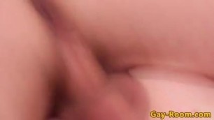 Bigcock loving hunk with glasses nailed