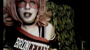 CD Goth Cheerleader Goes For It by VikkiCD16