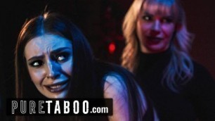 PURE TABOO Therapist Manipulates Babe into Public StrapOn DP