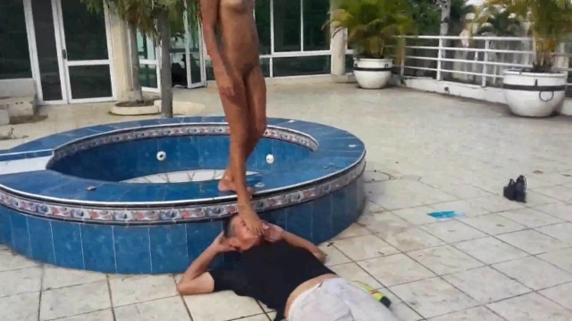 slaves get massive golden shower