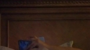 Bbw and hubby playing together on video chat