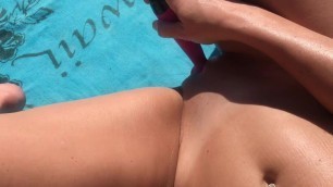 Mutual Masturbation in the yard