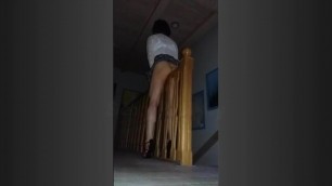 Sissy slut plugged - kinky cowgirl