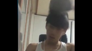 Korea cute boy on Skype