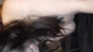 Sexy whore takes bbc homemade interracial white wife