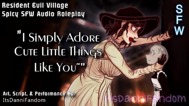 【spicy SFW Halloween ASMR Audio RP】Lady Dimitrescu Flirts with You... before Devouring You~ 【F4F】