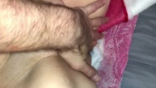 Unwrapping my Cougar for Christmas and make her Squirt