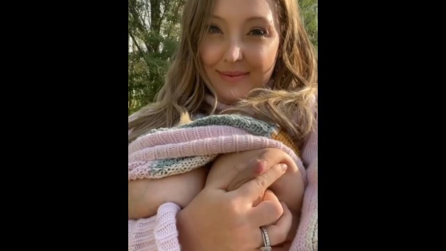 Lactating Big Boobs Milky Natural Pretty MILF Tits
