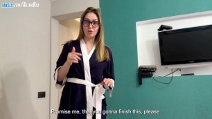 MILF Stepmom Catches her Stepson Jerking off